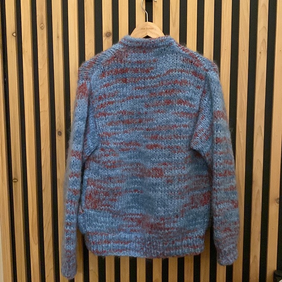 Hand knit zip up sweater cardigan with pockets - Picture 7 of 7